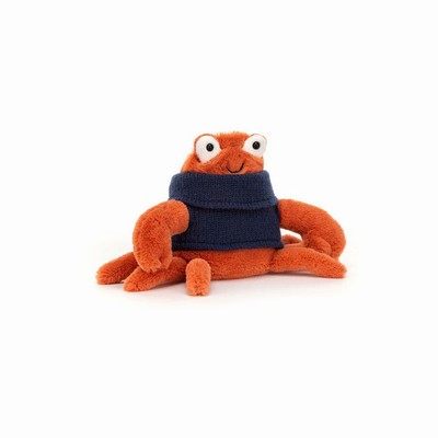 Jellycat Cozy Crew Crab New Zealand | VZJSG3168